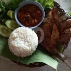 Paket Nasi   Ikan Mas   Sambel Lalap