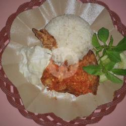 Ayam Gepuk Paha  Nasi