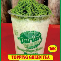 Durian Toping Green Tea