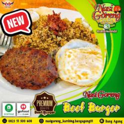 Nasi Goreng Rempah Special Beef Burger