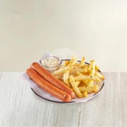 Beef Sausage And Fries