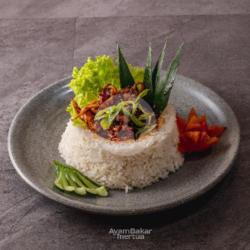 Nasi Cumi Tumis Mercon