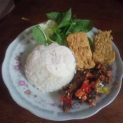 Nasi   Belut Penyet Sambal Bawang  Minum