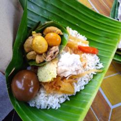 Nasi Liwet Uritan   Telur Bulat