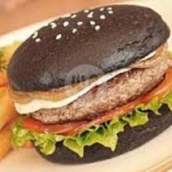 Burger Rainbow Coklat Patty Sapi