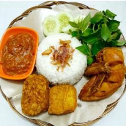 Nasi Lalap Ayam Sambal Ulek