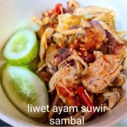 Liwet Ayam Suwir Sambal