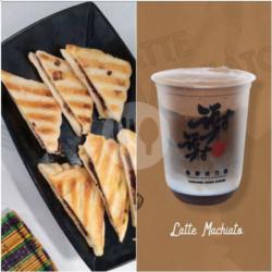 Roti Bakar   Latte Machiato