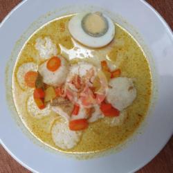 Lontong Sayur Kuah Kari   Telor