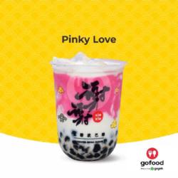 Pinky Love Strawberry Boba Fresh Milk
