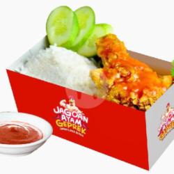 Nasi Krispi Sambel Teriyaki Pedas (sambal Tidak Bisa Di Pisah)