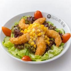 Popcorn Shrimp & Corn Salad