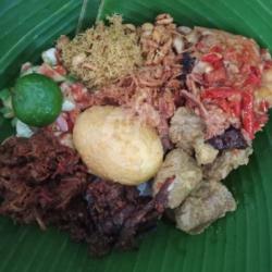 Nasi Daun Komplit