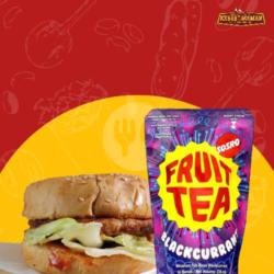 Chicken Burger   Fruit Tea