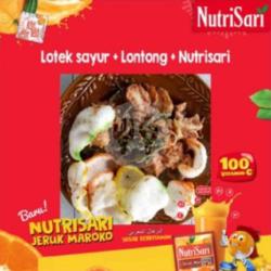 Lotek Sayur   Lontong   Nutrisari