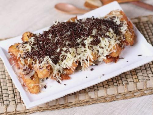Pisang Goreng Keju Coklat
