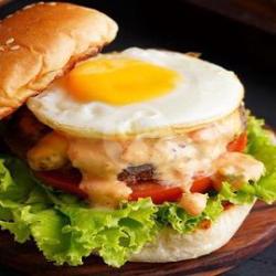 Burger Telur Ayam