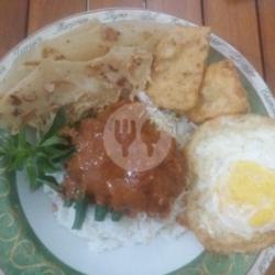 Nasi Pecel Plus Telor Ceplok / Dadar