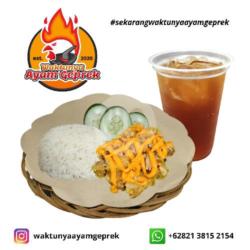 Paket Geprek Mayo Pedas