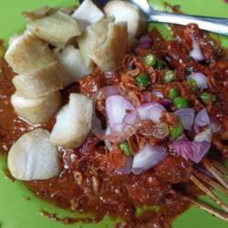 Sate Lontong   Airmineral   Krupuk