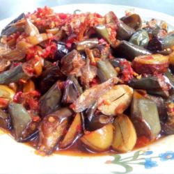 Jengkol, Ikan Asin  Terong Sambal