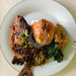 Paket Nasi Putih   Ikan Bakar Bawal