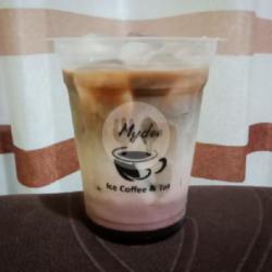 Ice Taro Coffee Milk