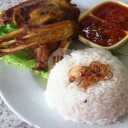 Nasi Pecel Bebek Goreng