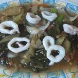 Cumi Cah Sayur Asin