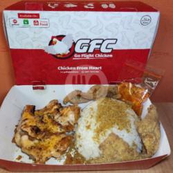 Nasi Kulit, Ayam Geprek Mentai