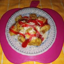 Pisang Pop Keju Strawberry