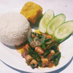 Paket Nasi Cumi Asin Sambal Ijo