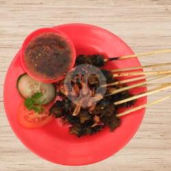 Sate Kakul   Sayur Plecing   Nasi   Free Es Teh