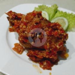 Bebek Goreng Sambal Korek ( Pedas) Tahu-tempe