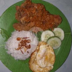 Nasi   Telur Ceplok   Ayam Geprek Sambal Garuk