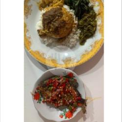 Nasi Bawal Pecak Sambel