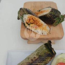 Nasi Bakar Ikan Tuna Pedas