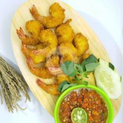 Nasi   Udang Goreng Tepung