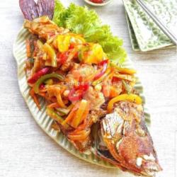 Kakap Goreng Asam Manis