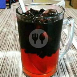 Es Cincau Sirup Merah