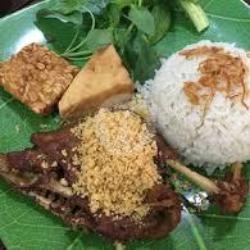 Paket Nasi Bebek Goreng Tempe Tahu