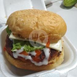 Burger Daging (beef)  Keju