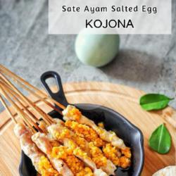 Sate Ayam Salted Egg Kojona ( 10 Tusuk Full Daging )