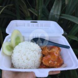 Nasi Ayam (sayap) Pedas Manis