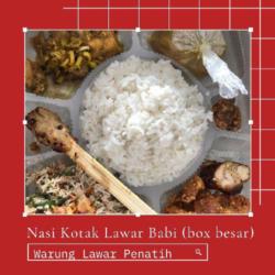 Nasi Campur Kotak Lawar Babi