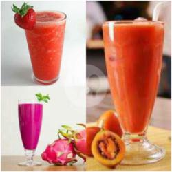 Jus Strawberry   Buah Naga   Terong Belanda