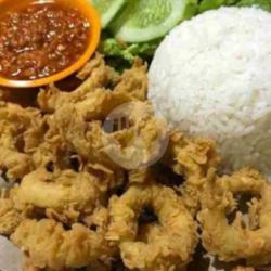 Nasi Cumi Krispy Kremesan