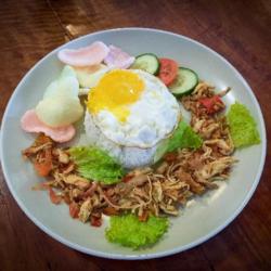 Nasi Ayam Suwir Kecombrang