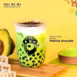 Brown Sugar Bubble Milk Matcha Avocado ( L )