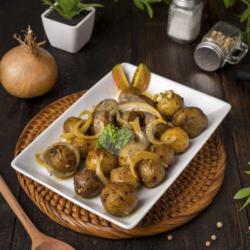 Grilled Baby Potatoes With Butter & Herbs